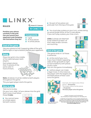 Linkx juego de mesa estrategia para 2 jugadores miniatura 3