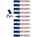 Produktbild edding 500 Permanentmarker - blau - 10 Stifte - Keil-Spitze 2-7 mm - wasserfest, schnell-trocknend - wischfest - für Karton, Kunststoff, Holz, Metall, Glas