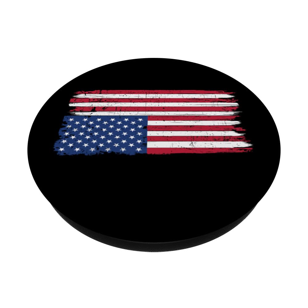 PopSocket Intercambiable Pawtucket RI - Diseño Retro Bandera USA, Soporte Para Móvil