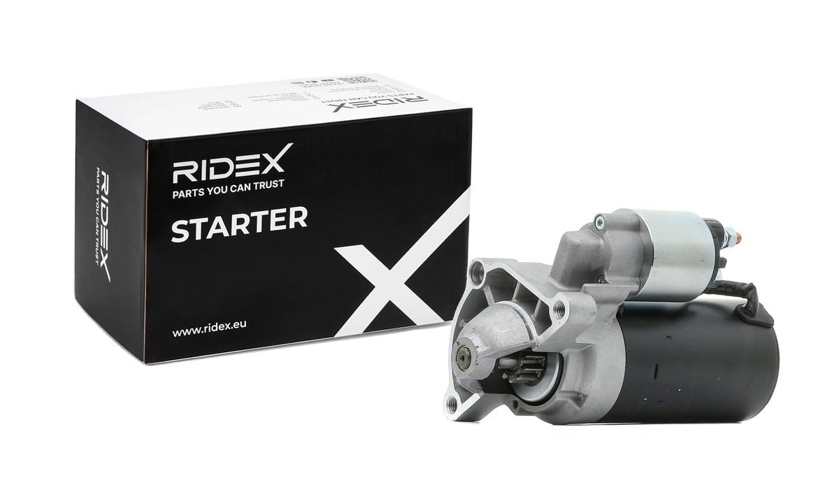 RIDEX 2S0012 Démarreur pour voiture 12V, 1,9KW, Compatible avec PEUGEOT 206 3/5 portes 2A/C 1638116180 5802EF 5802C3