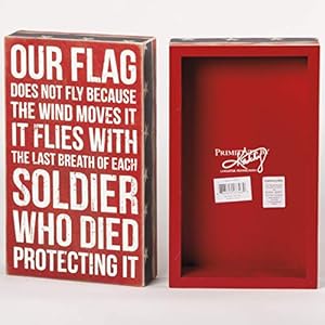 Primitives by Kathy 27303 Patriotic Box Sign, 6 x 10-Inches, Our Flag Primitives by Kathy 27303 Patriotic Box Sign 6 x 10 Inches Our Flag
