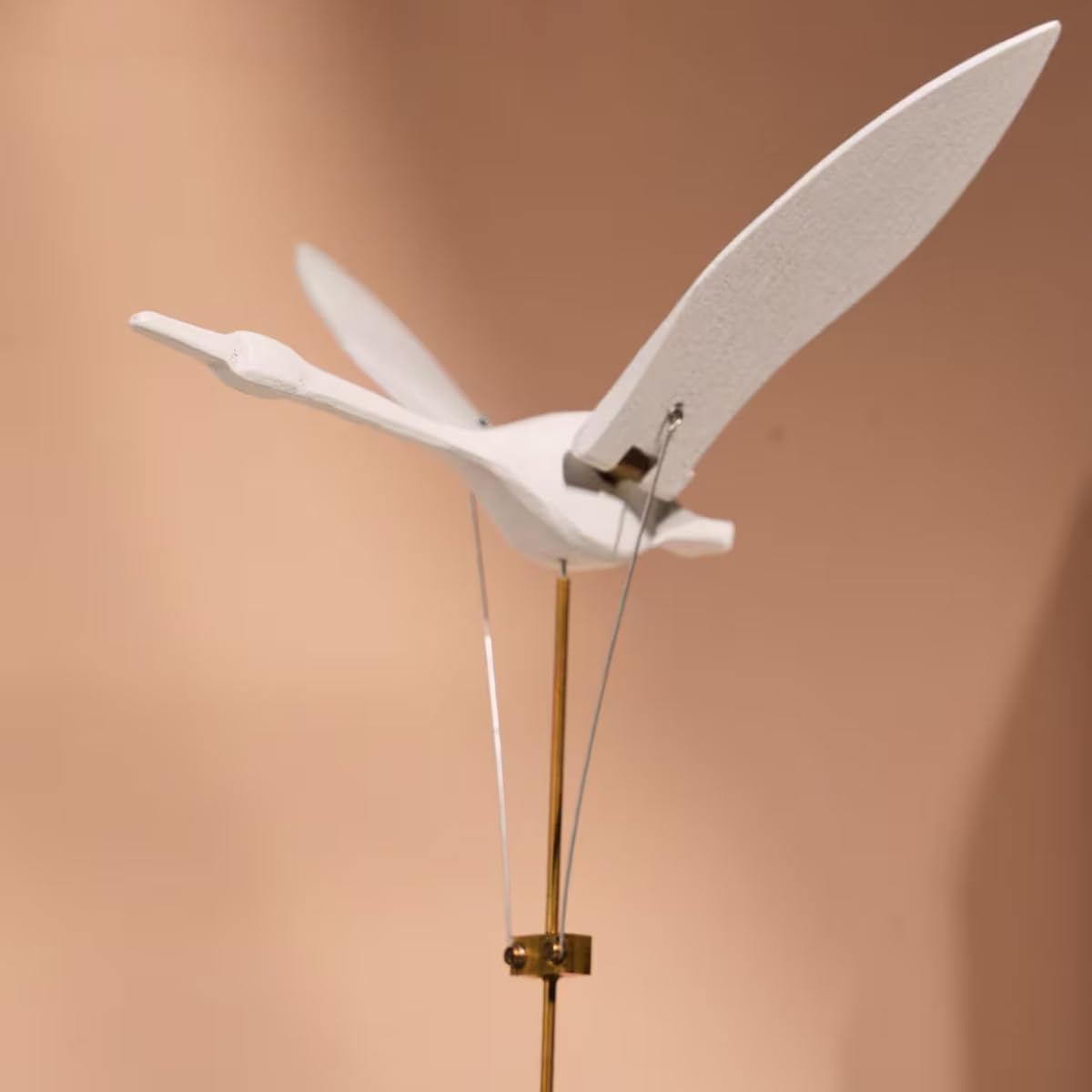 Carillon 3D in legno fatto a mano a forma di cigno volante, modello dinamico con sistema di movimento, noce naturale, decorazione unica per casa e ufficio, regali creativi