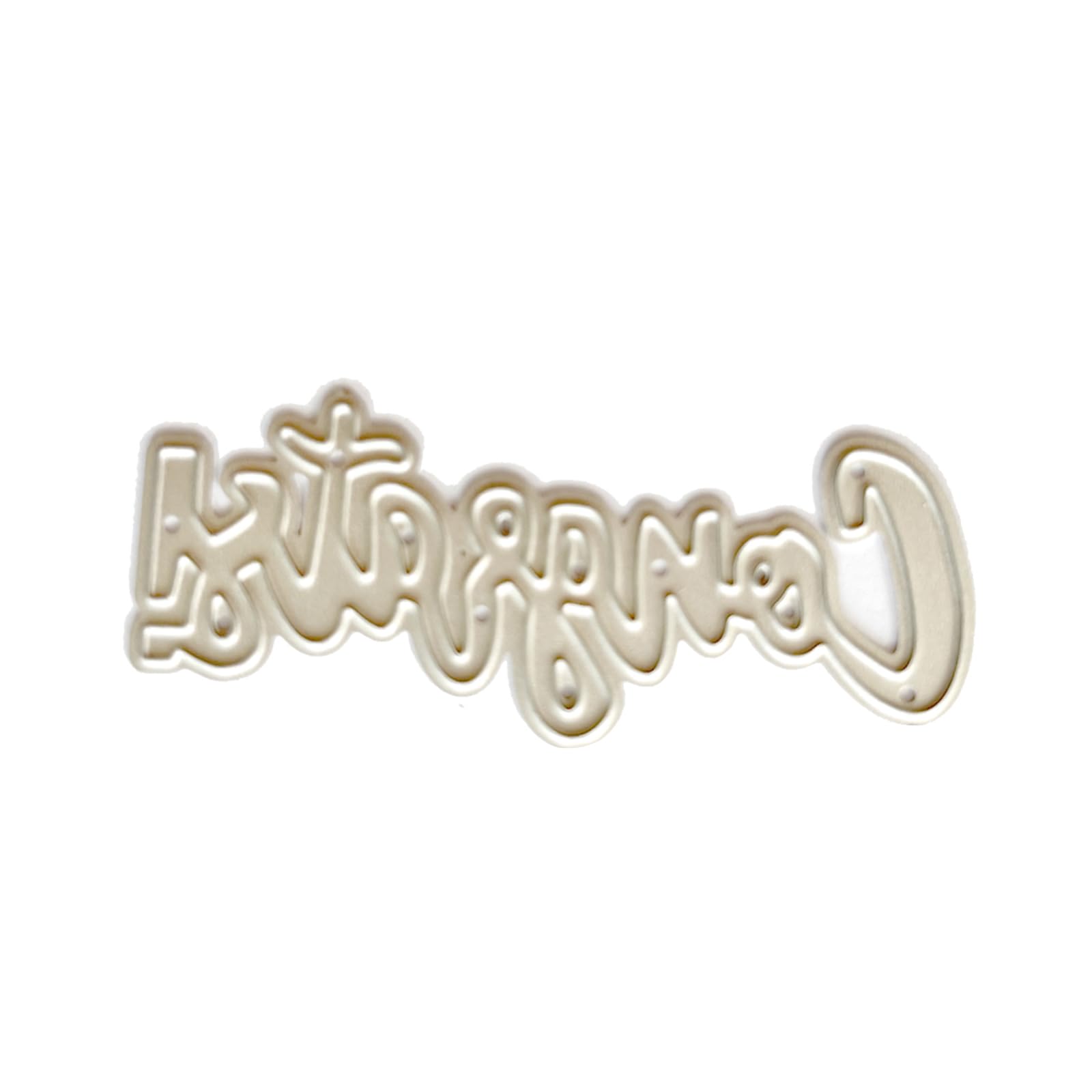 Tsophreniq Congratulations Metal Cutting Dies Craft Carbon Steel Embossing Template Stencil Scrapbooking for Card Metal Cutting Dies