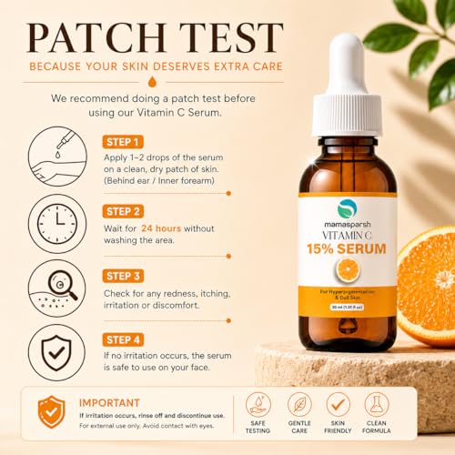 Image of Vitamin C 15% Face Serum for Men & Women, 30 ml | Glowing Skin, Skin Brightening & Hydrating, For Dull & Uneven Skin Tone, Lightweight Daily