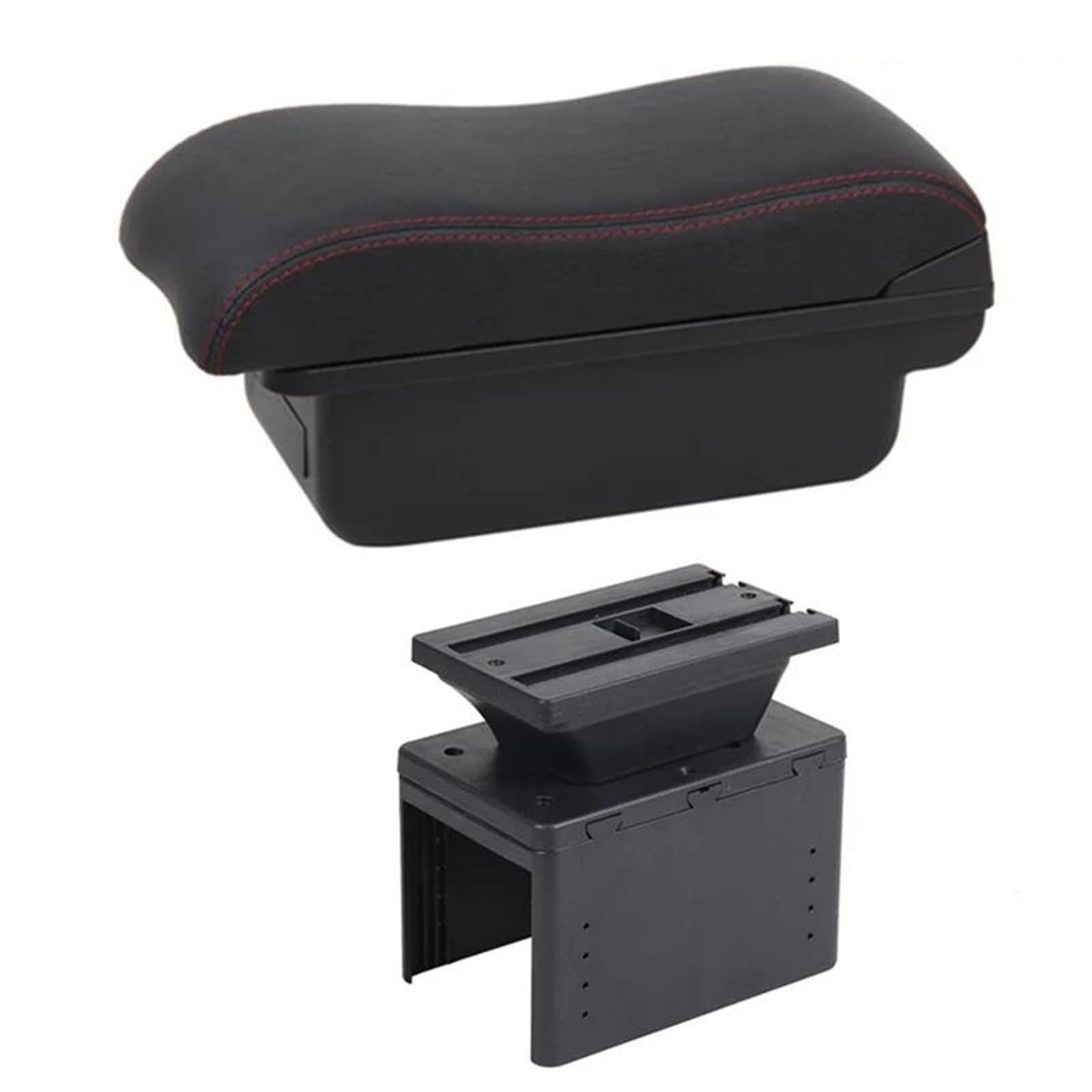 Ysdsls B Red Line 2 Center Console Armrest Storage Box Car Interior Parts Modification Accessories For I20 2023