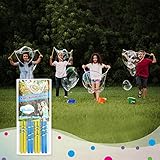 4 Big Bubble Wands: Making Giant Bubbles. Great Birthday Activity and Party Favor. Giant Bubble Solution Not Included.