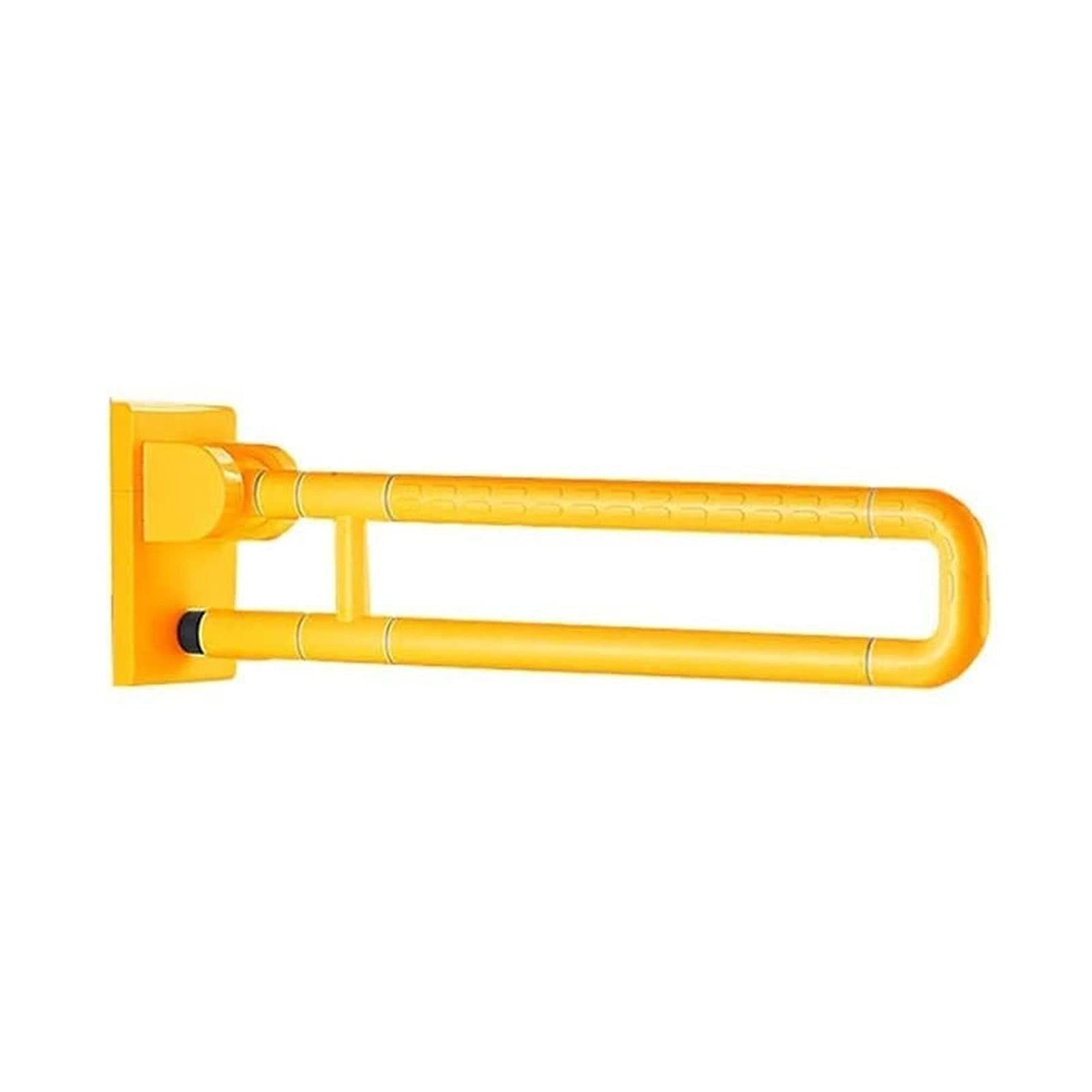 Barras de Apoyo para baño, asa de Asistencia para discapacitados, Barra de Seguridad Plegable de Acero Inoxidable y Nailon, Montaje en Pared, barandilla de Inodoro Antideslizante.