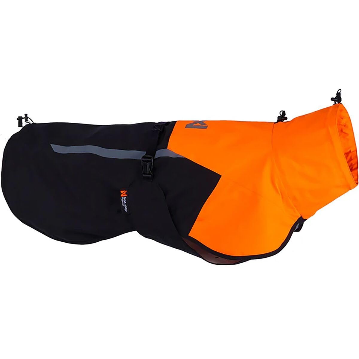 Non-Stop Dogwear Fjord Raincoat 2.0, Black/Orange (50)