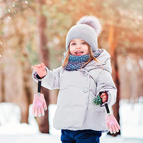 Hat Clips for Travel, Mitten Clips for Kids, Stainless Steel Elastic Glove Clips for Kids, Toddlers, Adults, Easy to Use Winter Mitten Clips, No More Lost Gloves (2)4