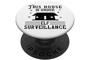 This House Is Under Elf Surveillance - Funny Christmas PopSockets Standard PopGrip