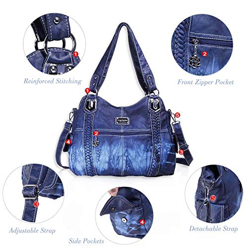 Image of Angel Barcelo Purses for Women Soft PU Leather Shoulder Bag Crossbody Purse and Handbags