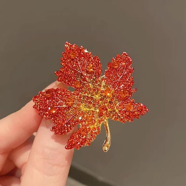 Image of Elegant Pink Lily Flower Brooch Pin for Women - Rhinestone Lily Lapel Pin for Coats, Jackets, and Sweaters