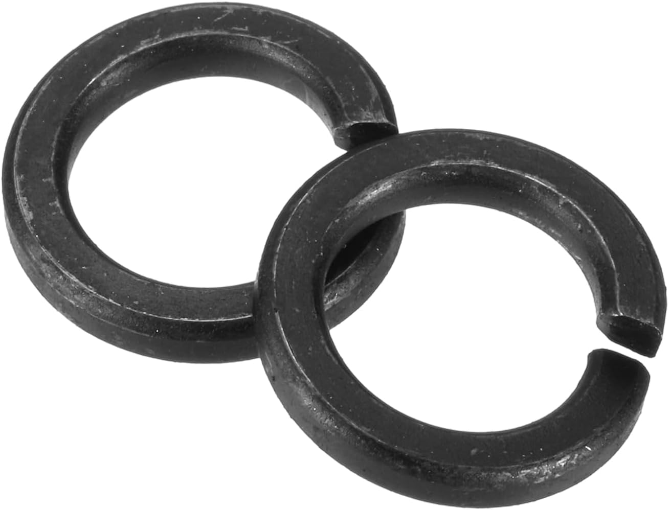 uxcell 120 Pcs M10 Split Lock Washers, Carbon Steel Spring Lock Washer 10.6mm ID 15mm OD 2.56mm Thick for Screws Bolts Fasteners