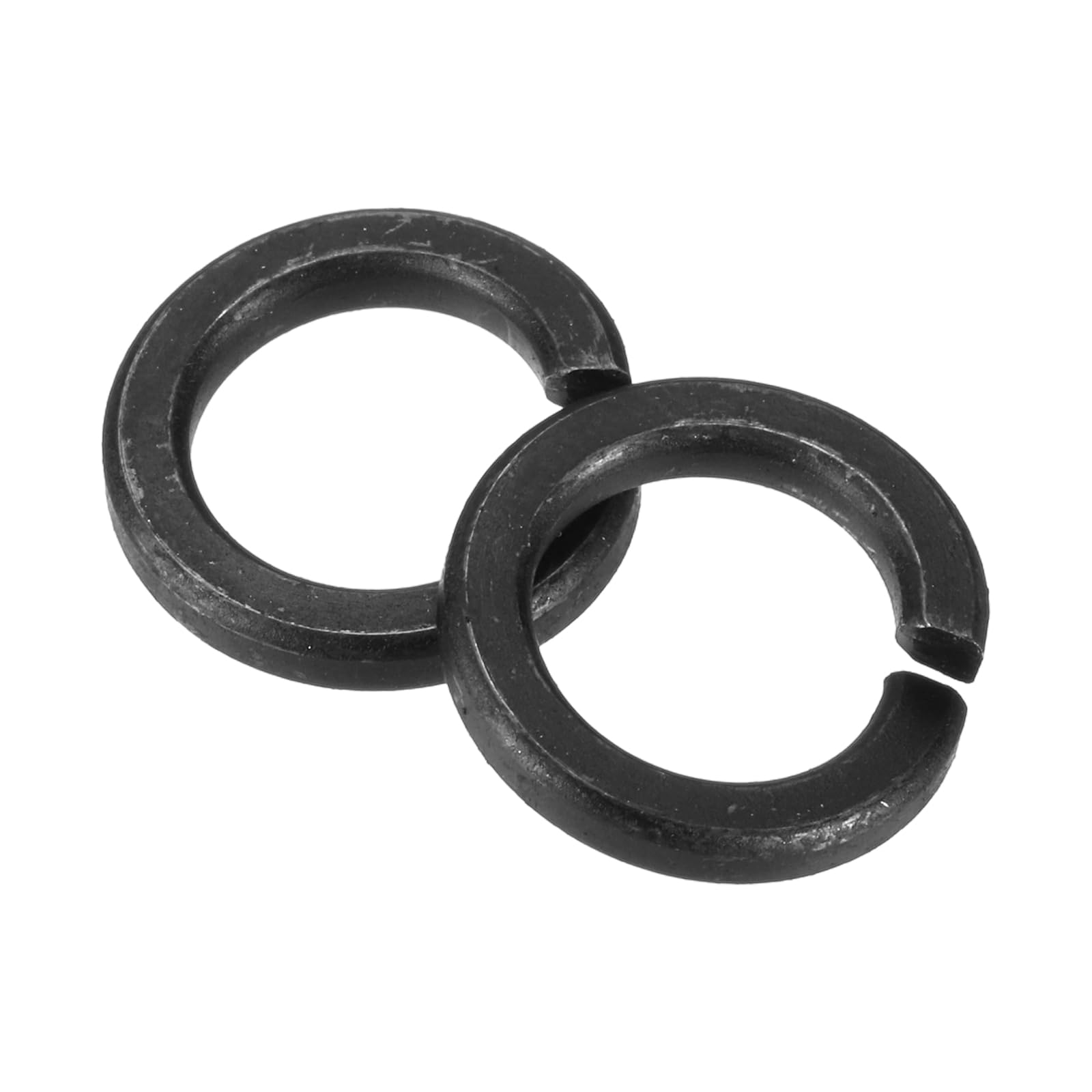 uxcell 120 Pcs M10 Split Lock Washers, Carbon Steel Spring Lock Washer 10.6mm ID 15mm OD 2.56mm Thick for Screws Bolts Fasteners