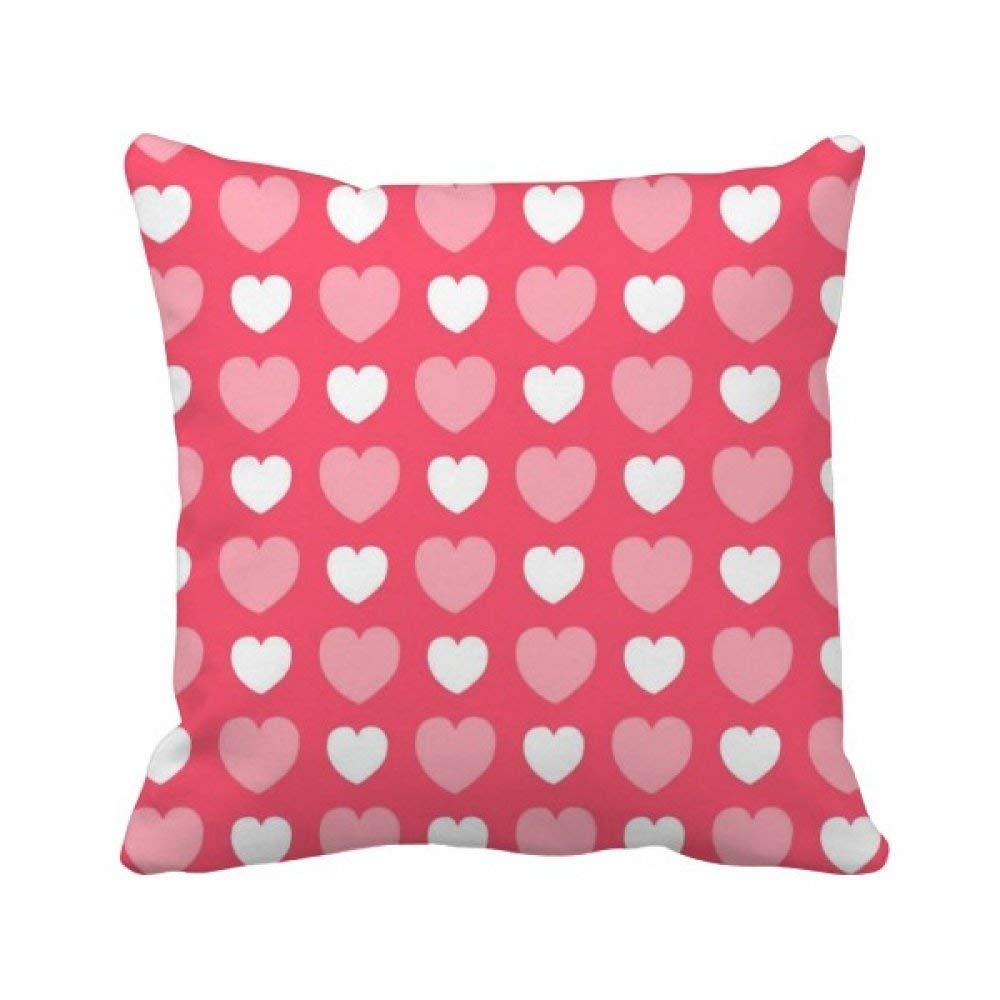 Housse de coussin Saint-Valentin pois roses pour raviver un canapé terne avec élégance