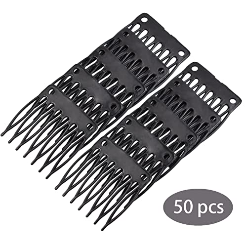 50 peines para pelucas de plástico y accesorios miniatura 2