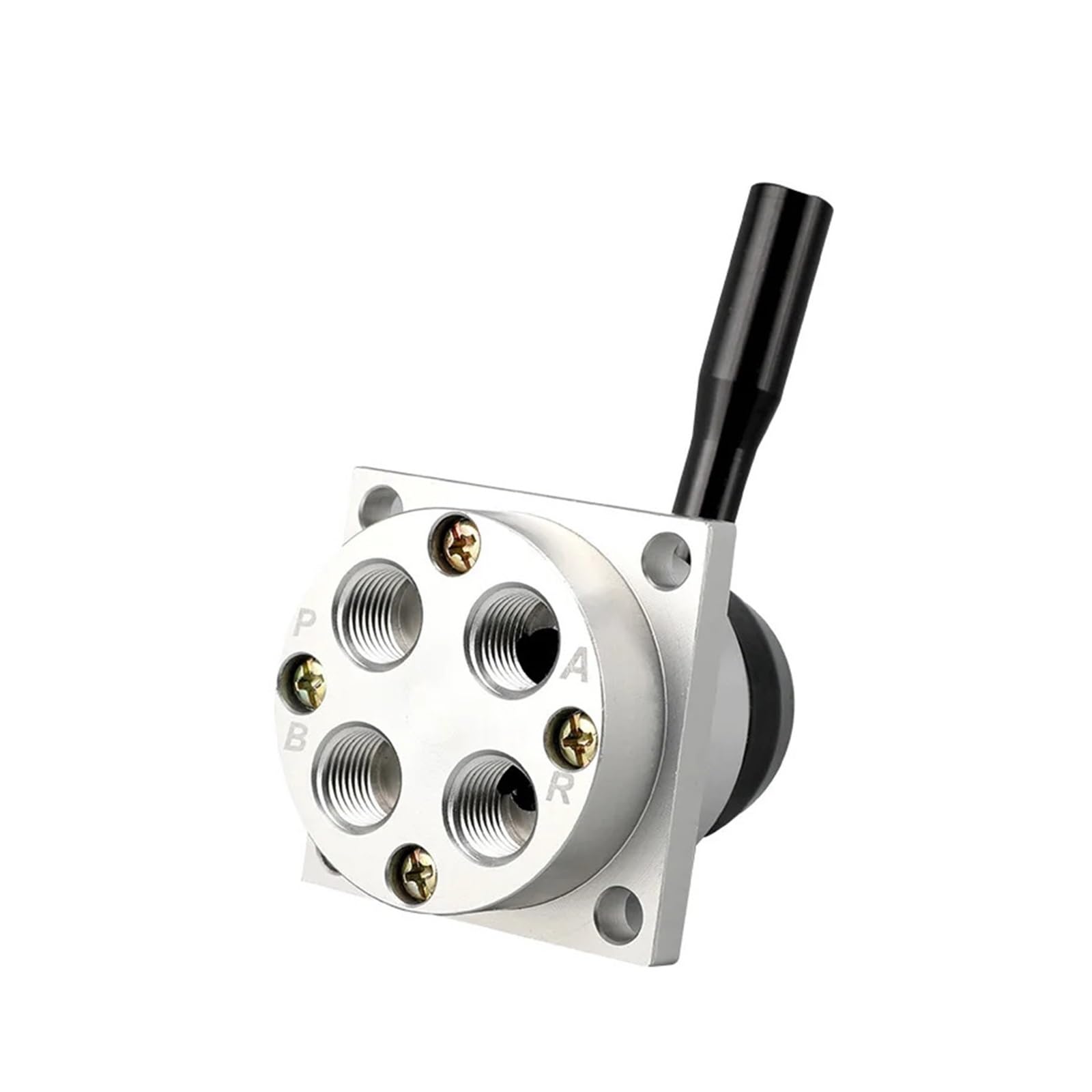 Valvola manuale pneumatica a leva rotante a 4/3 vie Controllo manuale del flusso 3 posizioni 4 porte K34R6-8D 4HV310-10(K34R6-8,With 12mm fitting)