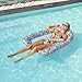 FindUWill Inflatable Pool Floats Adults, Large Fabric-Covered Pool Lounger Chair Raft with Mesh Center, Multi Purpose Pool Floaties Water Hammock Lounge, Ultra-Comfort Water Lake River Floating Raft