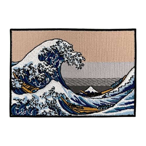 Urbanski Patch The Great Wave off Kanagawa – Compact Sew-On Badge