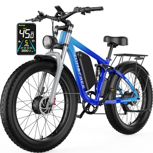 Tomofree 5800W Dual Motor Electric Bike for Adults 52V...
