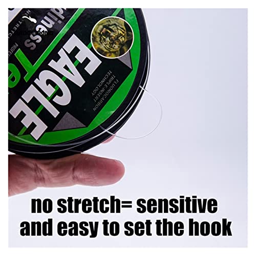 Delawen Nylon-Angelschnur, 100 m, geringe Dehnung, Angelschnur, Angelschnur, Angelzubehör, Angelzubehör, für… – Bild 7