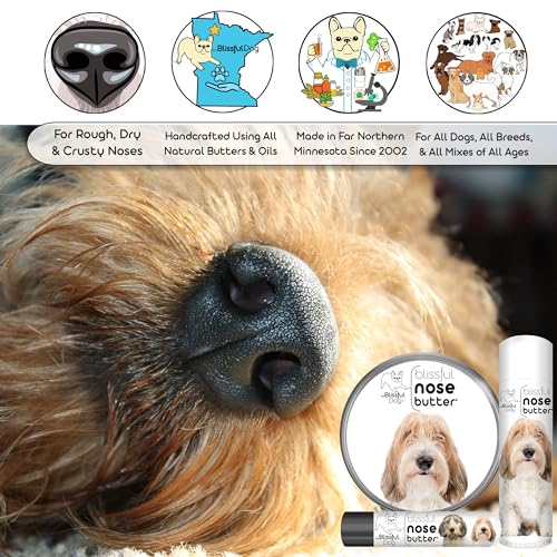 Image of The Blissful Dog Petit Basset Griffon Unscented Nose Butter - Dog Nose Butter, 0.15 Ounce