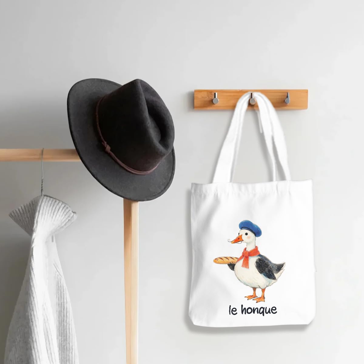 Funny Animal Tote Bag, Trendy Meme Large Capacity Reusable Grocery Bags, Travel Canvas Beach Bag Gifts for Women