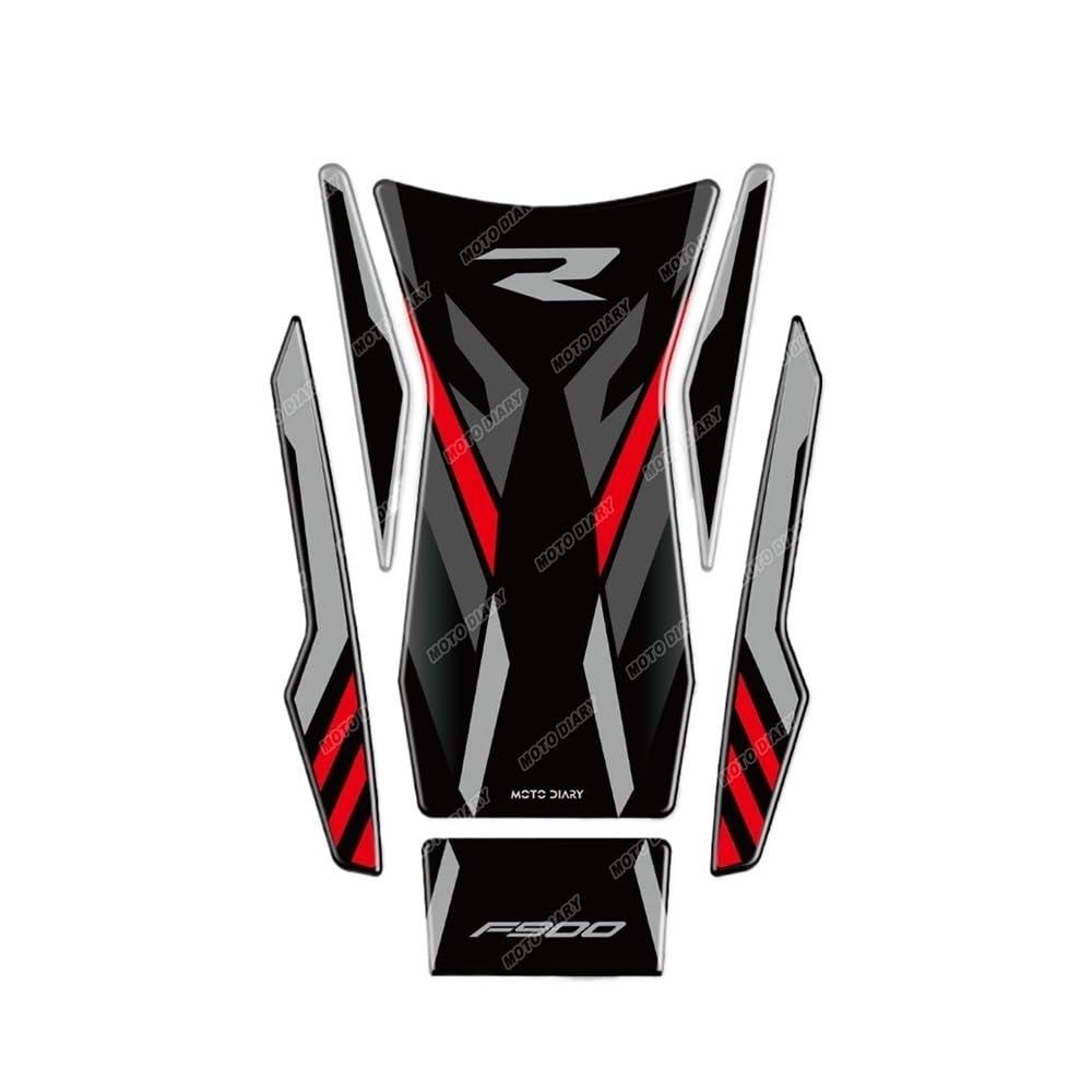 for F900R F 900 R F900 R 2019-2024 2023 Motorrad Fuel Tank Pad Sticker Set Gas Oil Protection Decals Motorbike Tank Side Traction Fuel Decal Tank
