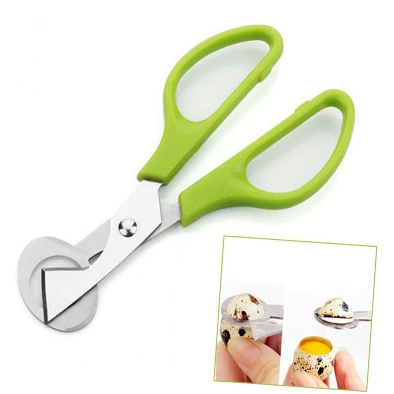 OFFSCH Quail Egg Scissors Egg Shell Cutters Stainless Steel Blades Easy to Use for Home Restaurant
