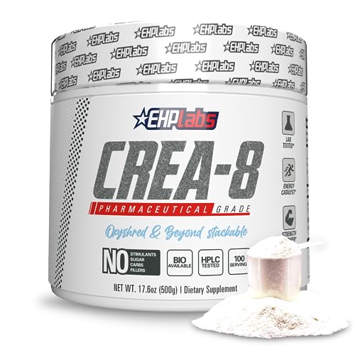 EHP Labs CREA-8 Creatine Monohydrate Powder - Unflavored Creatine...