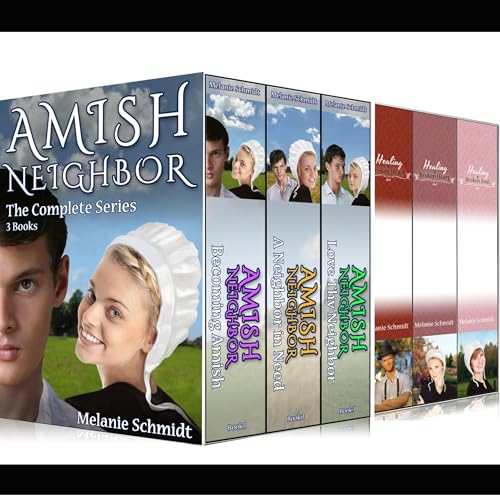 Amish Love & Romance Six-Book Boxed Set Bundle Audiolibro Por Melanie Schmidt arte de portada
