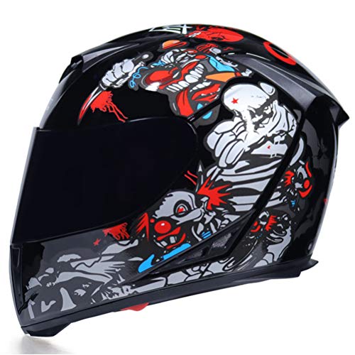 Casco Moto Integrale Con Doppia Visiera - Racing, Modulare, Capacete