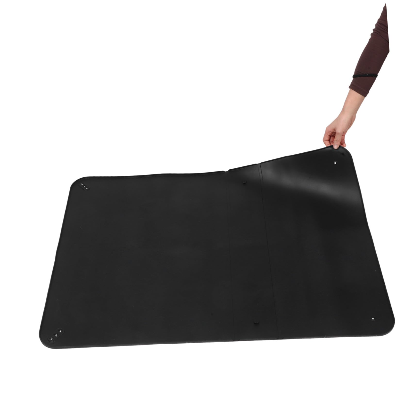 Porta Traversina in Silicone Nero per Lettiera per Cani 60x90, Antiscivolo e Flessibile, per Addestramento Cuccioli e Protezione Pavimenti