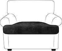 Vista 108 de Fundas de cojín de sofá con aspecto de cuero, juego de fundas de asiento de sofá, protector de muebles para sillón seccional, sofá biplaza