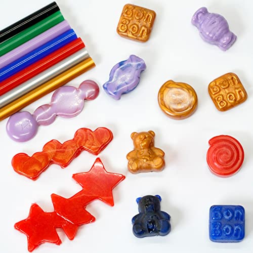 Mini Hot Glue Sticks Gold 82 Pack 4" And 0.27'' Diameter Colored Hot Glue Gun Sticks For Kids Adults Diy Art Craft Sealing Repairing Gift Wrapping Festival Home Decoration #TOP7