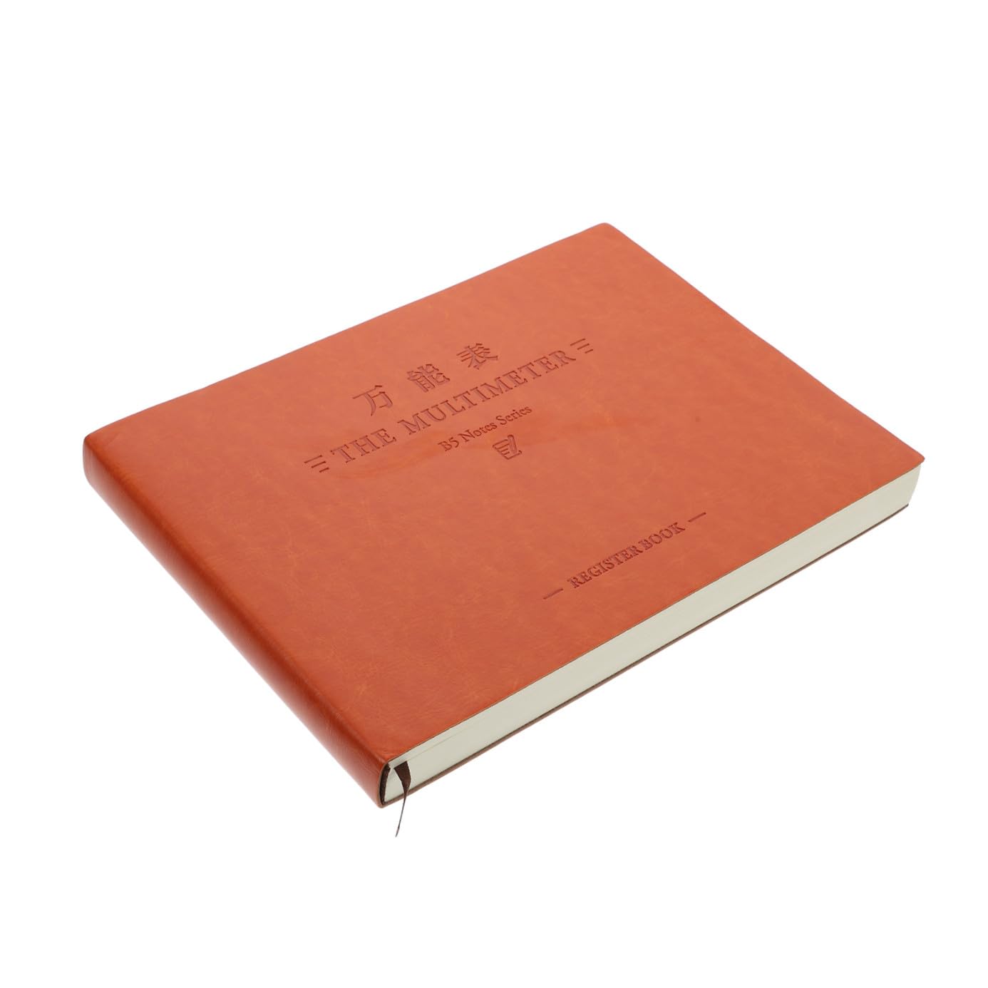 Carnet de comptabilité premium horizontal sous couverture de similicuir durable - 8