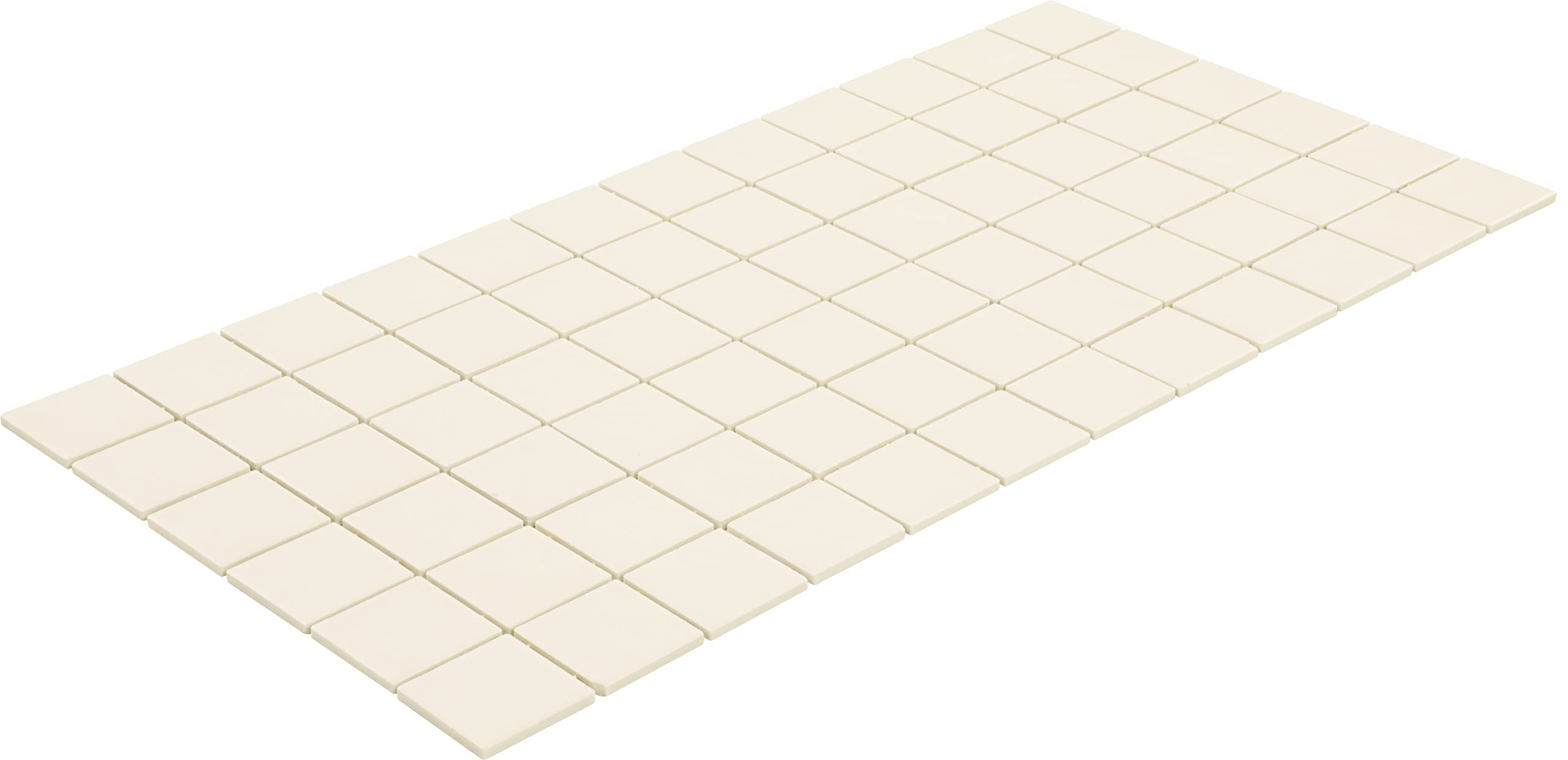 Condition photo showing Good Condition for (24 sq. ft.) daltile keystones 2" x 2" porcelain mosaic in matte biscuit for floors, walls, and backsplashes (12 pc per carton) (24 sqft per carton) 