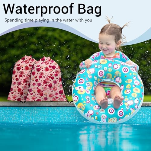 Image of Grip Bag for Gymnast Red Roses Heart Lightweight Small Drawstring Athlete String Bag