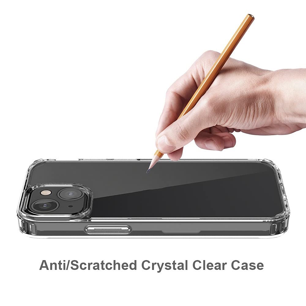 Crystal Clear Cover Per IPhone 13 Mini – Custodia Trasparente Antiurto Con Airbag, Supporto Ricarica Wireless - 2