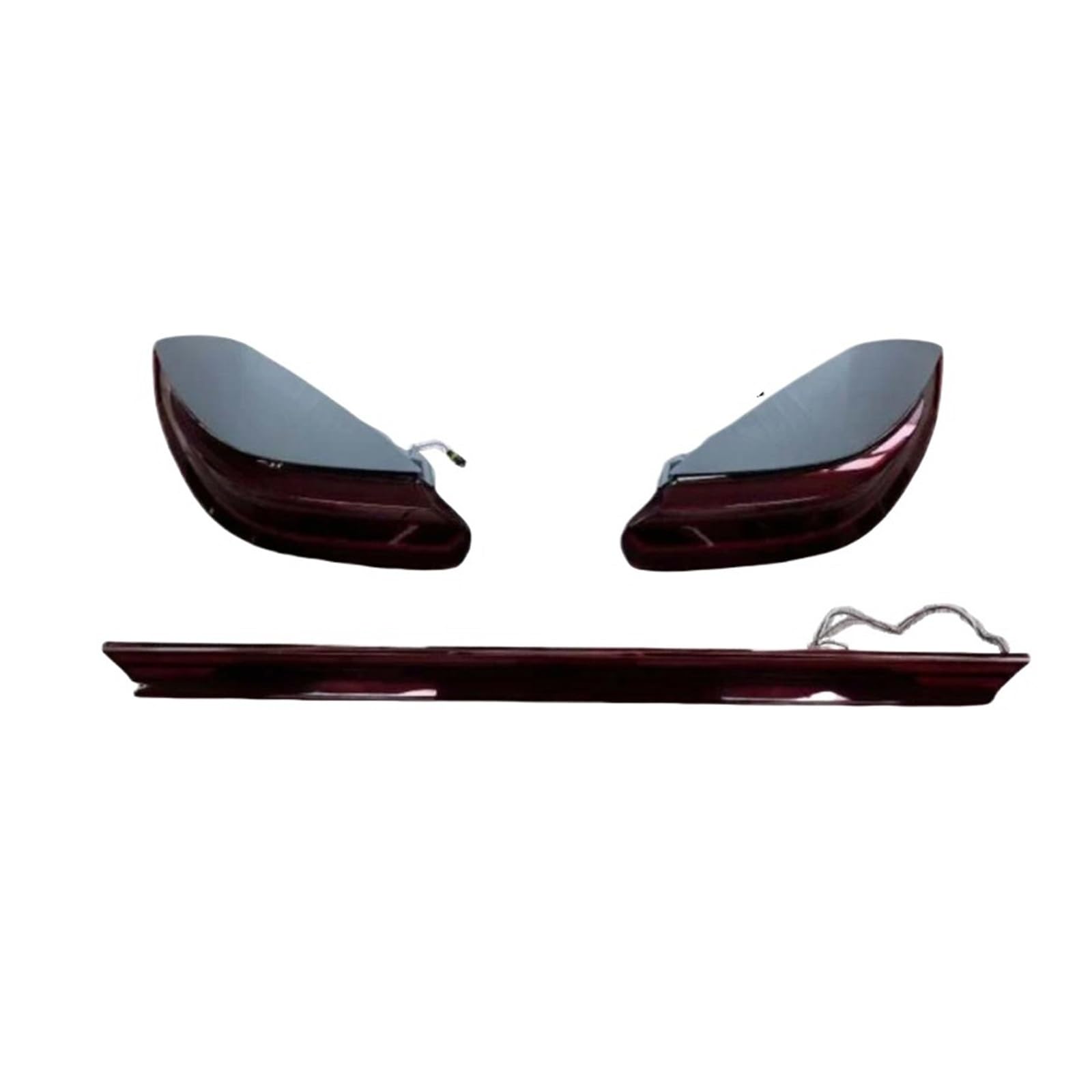 Tail Lights Compatible With Porsche And Panamera 970.2 2014-2016 Through Plug And Play LED Rear Trunk Taillight Car Lamp Accessory(Red)