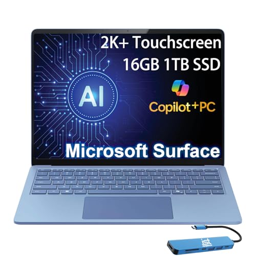 Microsoft Surface Laptop 7 AI Copilot+ PC �r�W�l�X�p (13.8�C���` 2K+ �^�b�`�X�N���[���ASnapdragon X Plus (> Intel i7-1355U)�A16GB�A1TB SSD) 20���Ԓ����o