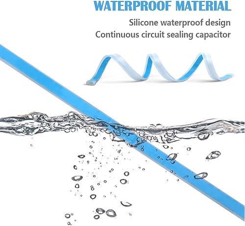 Miniatura 6 de 2 luces LED para automóvil con control de aplicación, tira de luces LED RGB multicolor para interior y exterior del automóvil, kit de iluminación