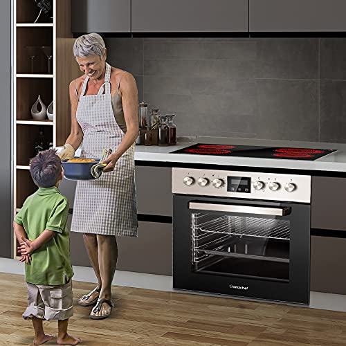 Kombination Backofen und Einbauherd, 4 Funktionen, Heißluft – Bild 6