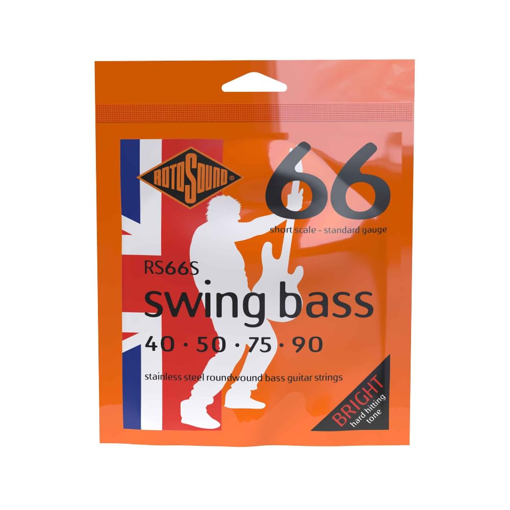 Amazon.com: Rotosound RS66S Swing Bass 66 Stainless Steel