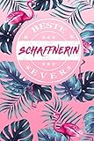  Beste Schaffnerin Ever: A5 Liniertes • Notebook • Notizbuch • Taschenbuch • Journal • Tagebuch - Ein lustiges Geschenk für Freunde oder die Familie und die beste Schaffnerin der Welt