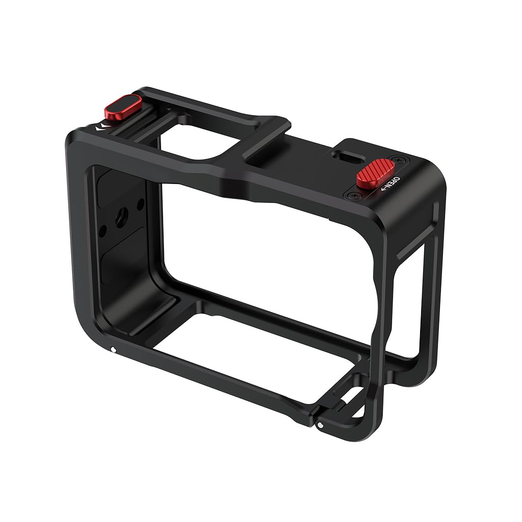 Cage de protection Action6 en alliage d'aluminium avec griffe froide pour caméra