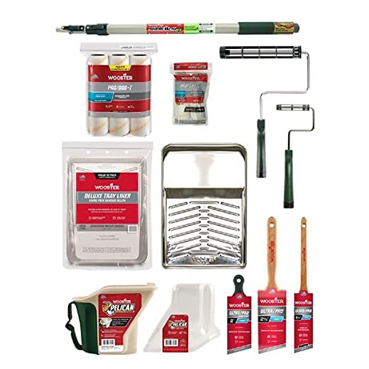 23 Trending Kitchen Paint Colors to Elevate Your Space 5 Wooster 0501-7 Pro/Contractor Painting Kit