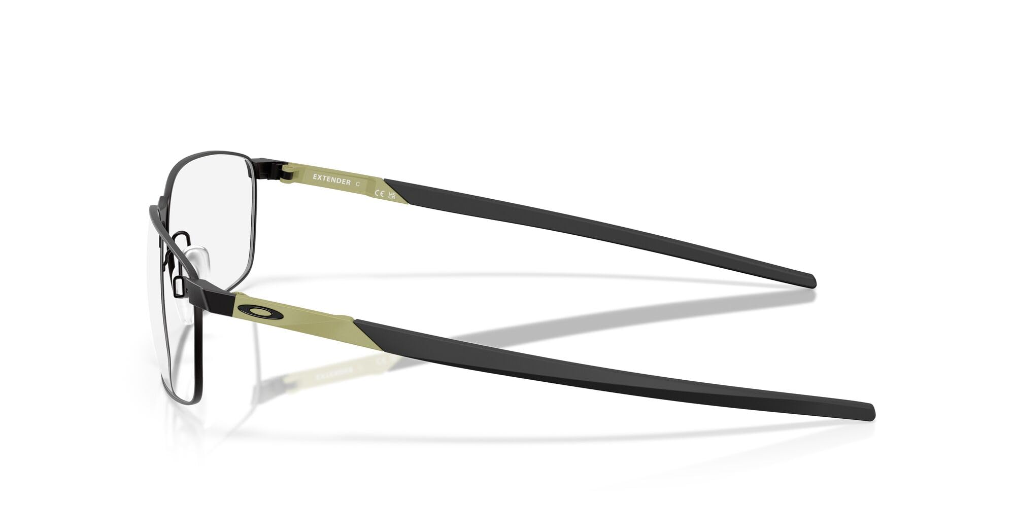 Oakley OX3249 - Rechteckiger Brillenrahmen für Herren, satiniertes Schwarz, Demo-Objektiv, 58 mm, Satinschwarz / Demoobjektiv, 58 mm