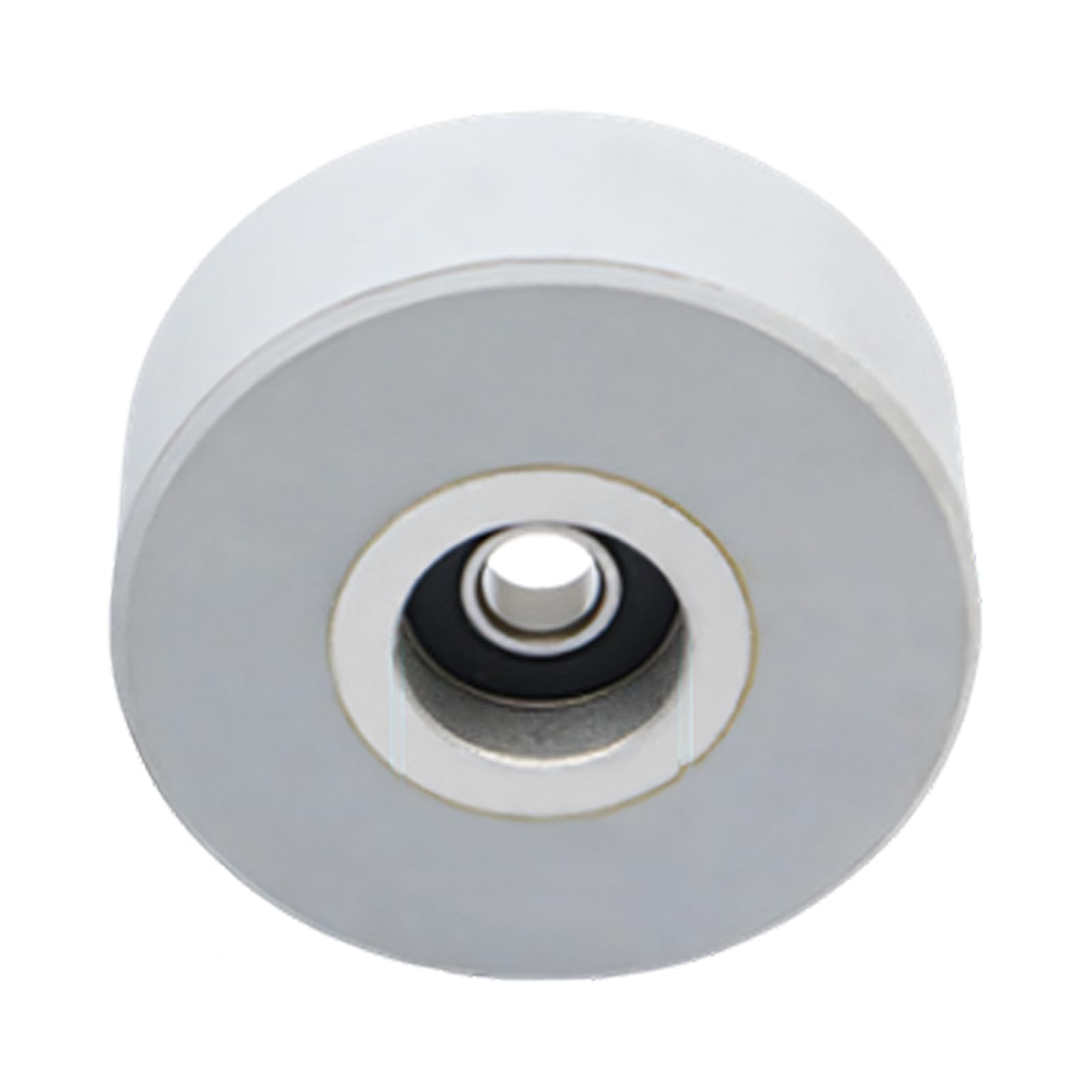 Bander Press Wheel Replacement, Smooth Rubber Roller with Fitted Bearing for Woodworking Repair and Service Tasks Edgebander Pressure Roller Rubber Press Wheel Center Bearing Woodworking Replacement