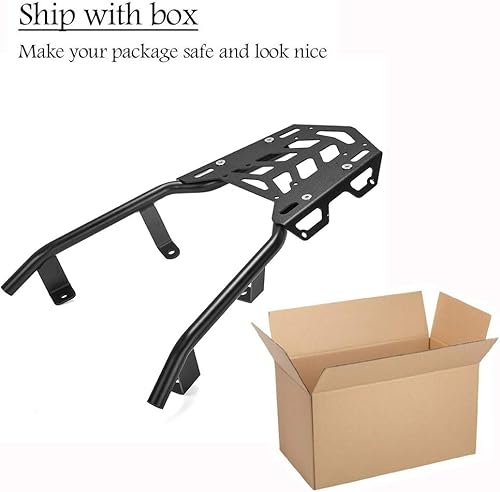 Miniatura 6 de Soporte de carga para equipaje trasero de motocicleta, barra extendida, soporte de montaje superior, kit de placa de soporte para pasajero trasero,